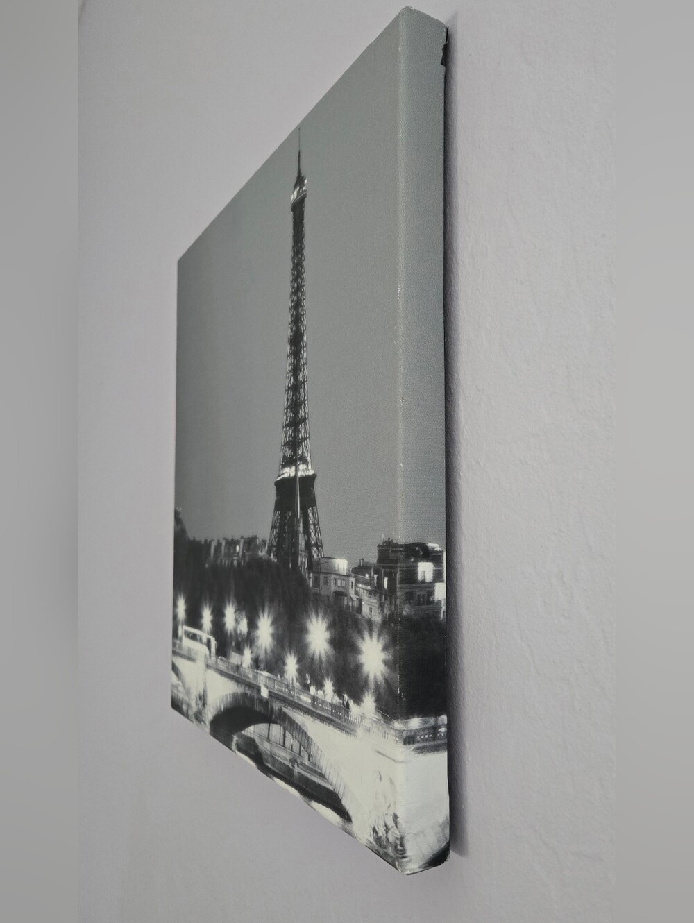 2 Wrapped Canvas France Pictures Eiffel Tower - Picture 3 of 15